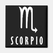 Scorpio zodiaal teken magneet (Voorkant)