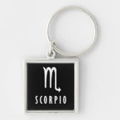 Scorpio zodiaal teken sleutelhanger (Voorkant)