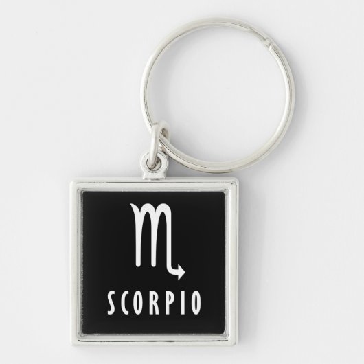Scorpio zodiaal teken sleutelhanger (Voorkant)