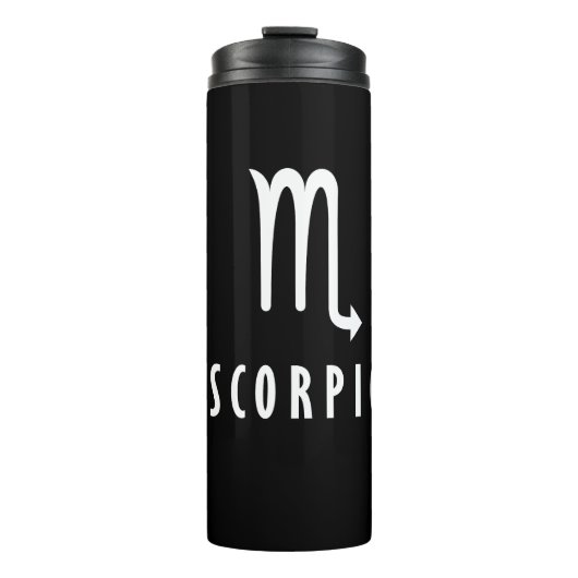 Scorpio zodiaal teken thermosbeker (Voorkant)