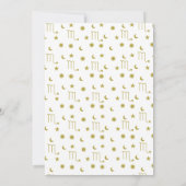 Scorpio zodiaal water bord uitnodiging sjabloon (Achterkant)