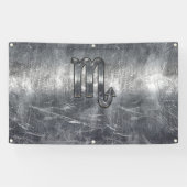 Scorpio Zodiab Onderteken Onderdruk Industriële st Spandoek (Horizontaal)