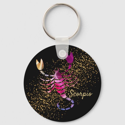 Scorpio - Zodiab Sign Sleutelhanger (Voorkant)