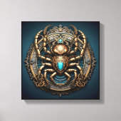 Scorpio Zodiac Art Canvas – Mechanica Astralis (Voorkant)