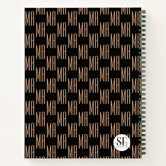 SCORPIO ZODIAC ASTROLOGY CONSTELLATION CUSTOM NOTITIEBOEK (Achterkant)