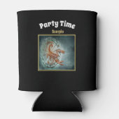 Scorpio Zodiac Astrology design Blikjeskoeler (Achterkant)