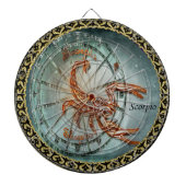 Scorpio Zodiac Astrology design Dartbord (Voorkant)