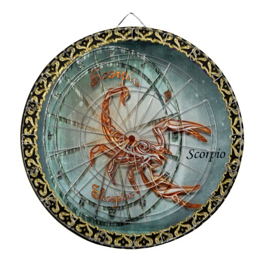 Scorpio Zodiac Astrology design Dartbord (Voorkant)