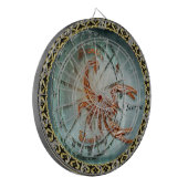 Scorpio Zodiac Astrology design Dartbord (Voorkant Links)