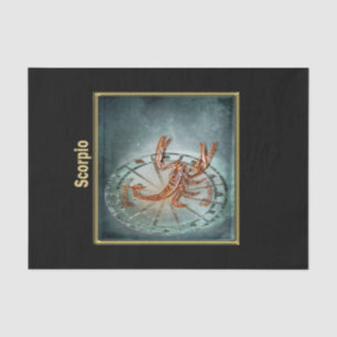 Scorpio Zodiac Astrology design Horoscope Tissuepapier