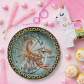 Scorpio Zodiac Astrology design Papieren Bordje (Feest)