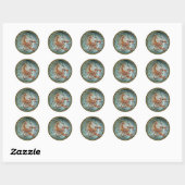 Scorpio Zodiac Astrology design Ronde Sticker (Vel)