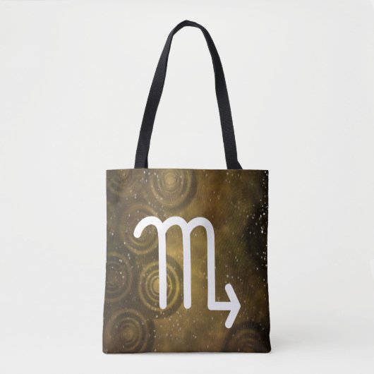 Scorpio Zodiac Canvas tas (Voorkant)