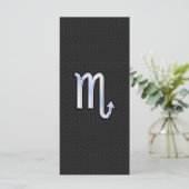 Scorpio Zodiac chrome als Sign black slang skin (Staand voorkant)