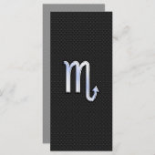 Scorpio Zodiac chrome als Sign black slang skin (Voorkant / Achterkant)