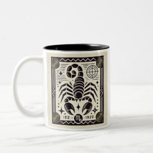 Scorpio Zodiac Coffee Mok Retro