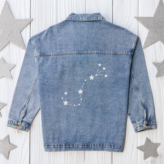 Scorpio Zodiac Constellation Denim Jacket