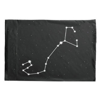 Scorpio Zodiac Constellation Modern Black & White Kussensloop