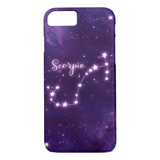 Scorpio Zodiac Constellation Phone Case (Achterkant)