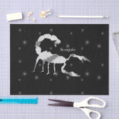 Scorpio Zodiac Design Black Tissuepapier (Craft)