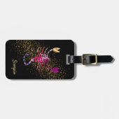 Scorpio - Zodiac Horoscope - Scorpion Bagagelabel (Voorkant horizontaal)