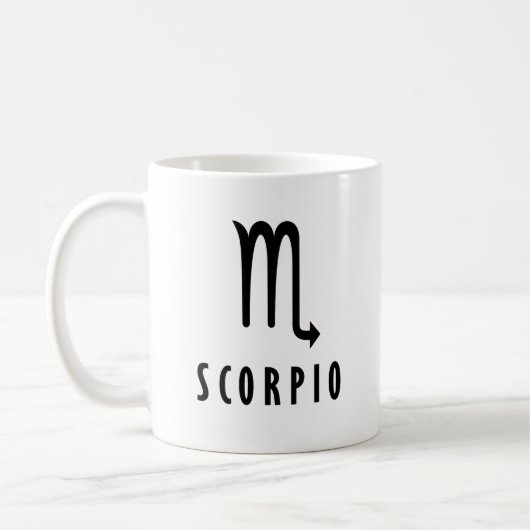 Scorpio zodiac koffiemok (Links)