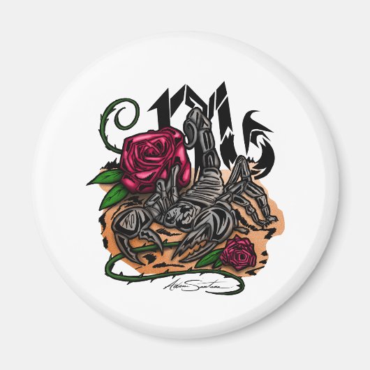 Scorpio - Zodiac Magneet (Voorkant)