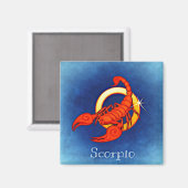 scorpio zodiac magnet (Voorkant / Achterkant)