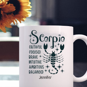 Scorpio Zodiac Personalized Traits Horoscope Koffiemok