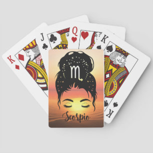 Scorpio Zodiac Pokerkaarten