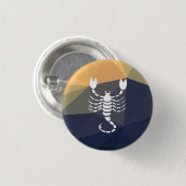 Scorpio zodiac ronde knop. button 3,2 cm (Voorkant /achterkant)