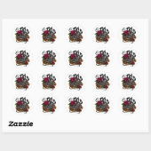 Scorpio - Zodiac Ronde Sticker (Vel)