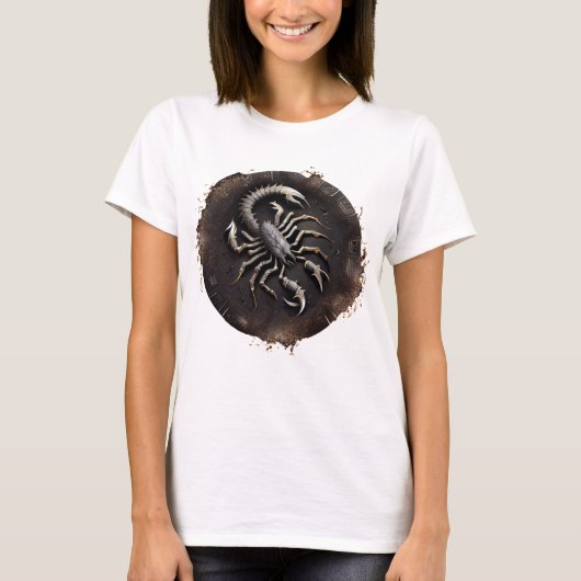 Scorpio Zodiac Scorpion T-shirt (Voorkant)