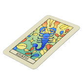 Scorpio Zodiac Sign Abstract Art  Magneet (Linkerzijde)