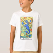 Scorpio Zodiac Sign Abstract Art T-shirt (Voorkant)