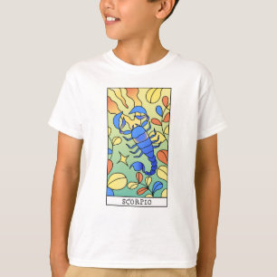 Scorpio Zodiac Sign Abstract Art  T-shirt