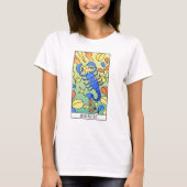 Scorpio Zodiac Sign Abstract Art  T-shirt (Voorkant)