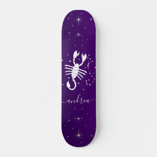 Scorpio Zodiac Sign Astrology Paars Horoscope Persoonlijk Skateboard