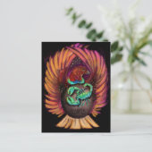 Scorpio Zodiac Sign Briefkaart (Staand voorkant)