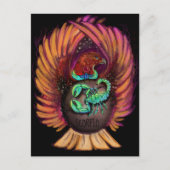 Scorpio Zodiac Sign Briefkaart (Voorkant)