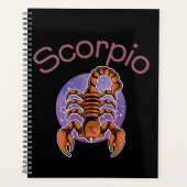 Scorpio Zodiac Sign Calendar Planner (Voorkant)