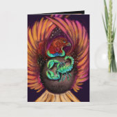 Scorpio Zodiac Sign Card Kaart (Voorkant)