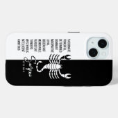 Scorpio Zodiac Sign Case-Mate iPhone Case (Achterkant (horizontaal))
