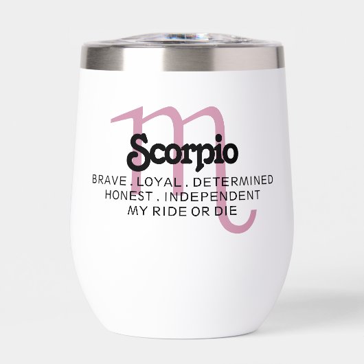 Scorpio Zodiac Sign Custom Traits (Voorkant)