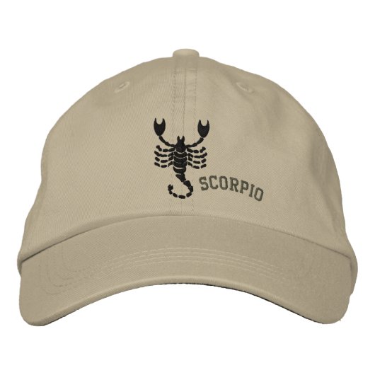 Scorpio Zodiac Sign. Embroized 23-nov. 21 Pet (Voorkant)