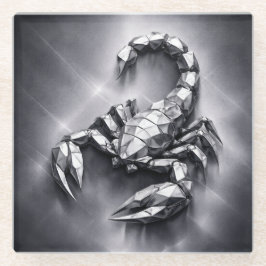 scorpio zodiac sign glazen onderzetter