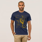 Scorpio Zodiac Sign Grunge 23-November 21 T-shirt (Voorkant volledig)