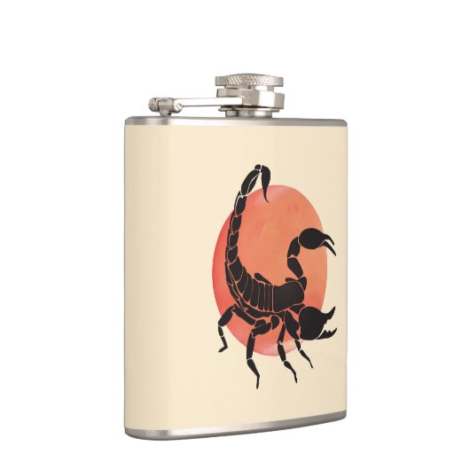 Scorpio Zodiac Sign Heupfles (Rechts)