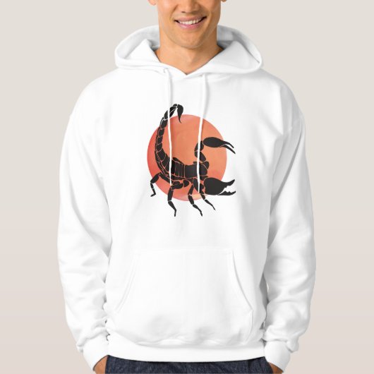Scorpio Zodiac Sign Hoodie (Voorkant)
