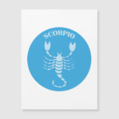 Scorpio, Zodiac Sign, Horoscope, Astrology Magnetische Uitnodiging (Voorkant)